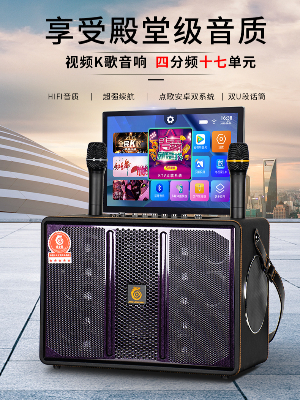 爵士龍F(tuán)1便攜式視頻音響廣場(chǎng)舞K歌音箱